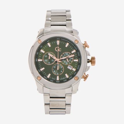 GC - Silver Tone & Rose Gold Tone Brave Chronograph Watch